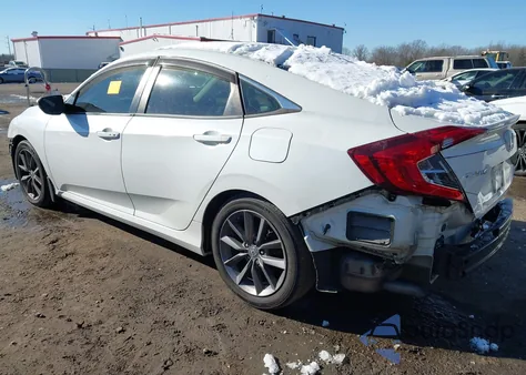 2020 Honda Civic Ex from USA, damaged, VIN 19XFC1F32LE009643